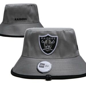 Raiders Silver Bucket Hat